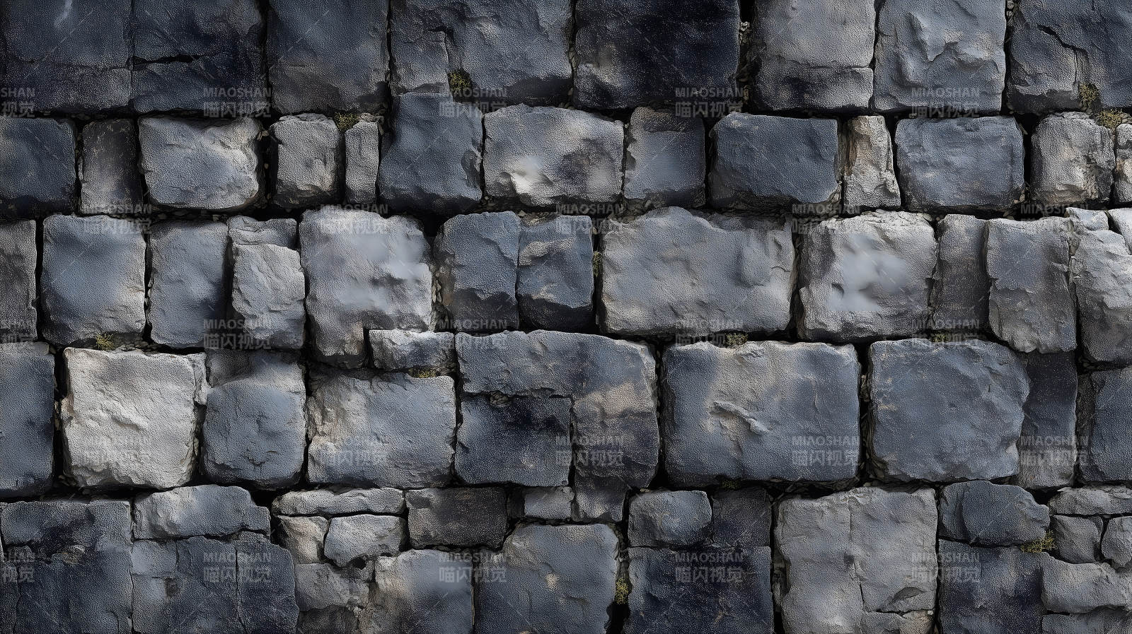 石墙纹理的特写-图片