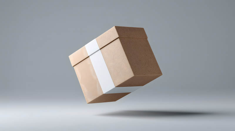 懸浮包裝盒靜謐氛圍-圖片