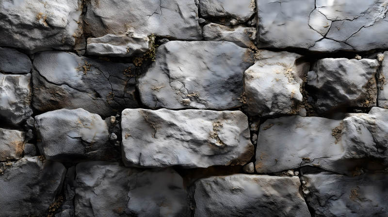 石墙的特写灰白色石头纹理背景-图片