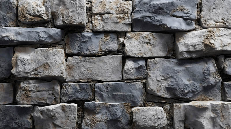 石頭墻壁紋理特寫(xiě)-圖片