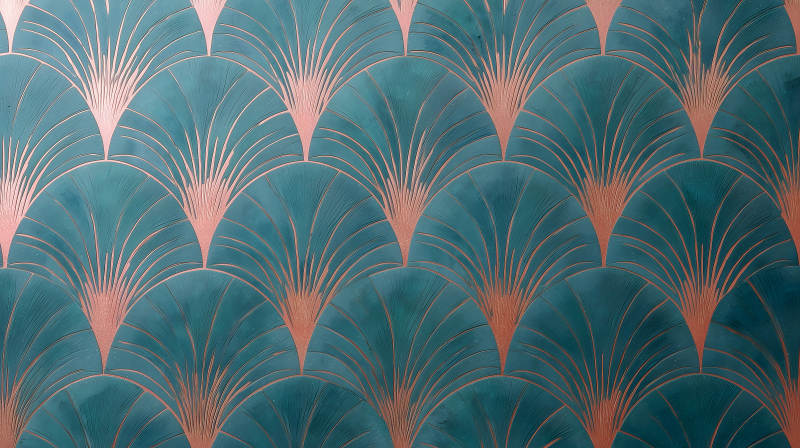 扇形紋理背景圖-圖片