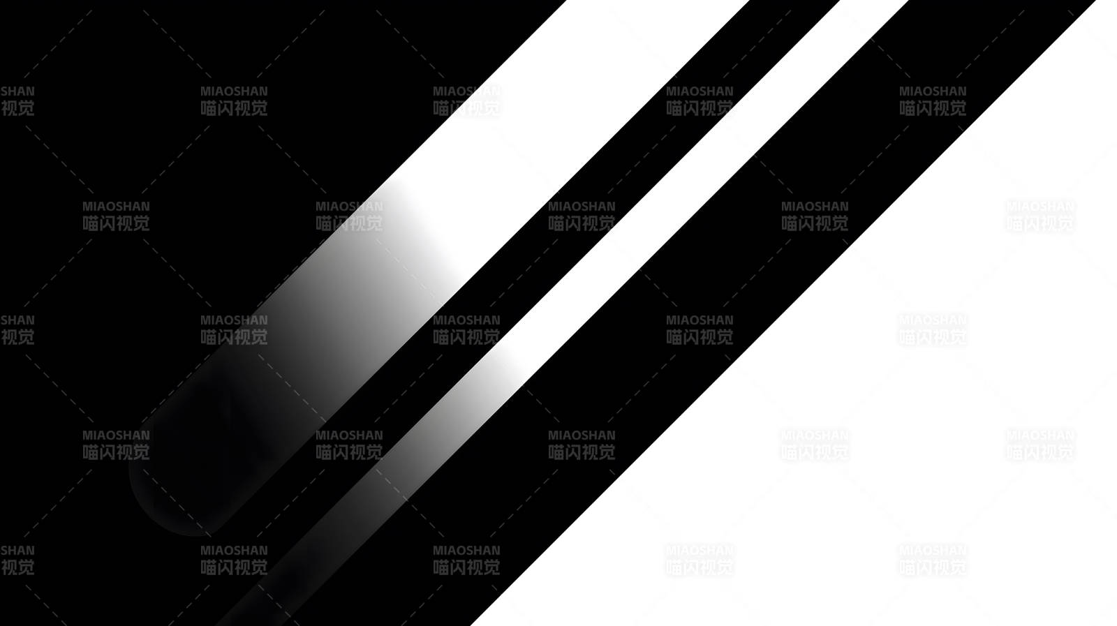 黑白线条的抽象设计图案-图片