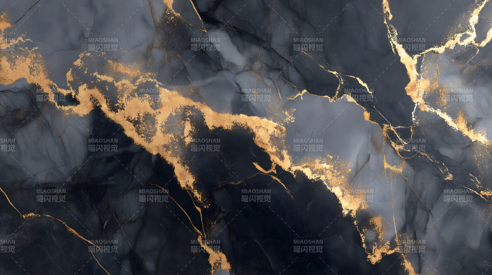 黑色大理石紋理金色紋路-圖片