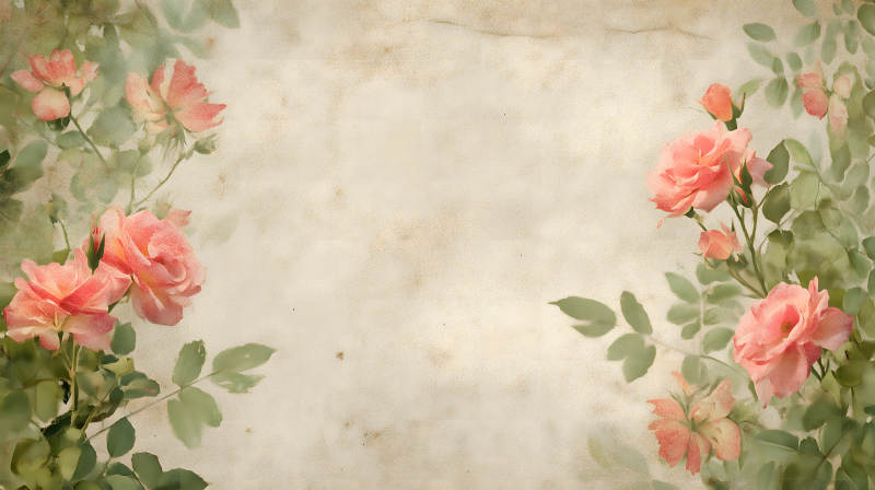 淡雅玫瑰花束背景圖-圖片