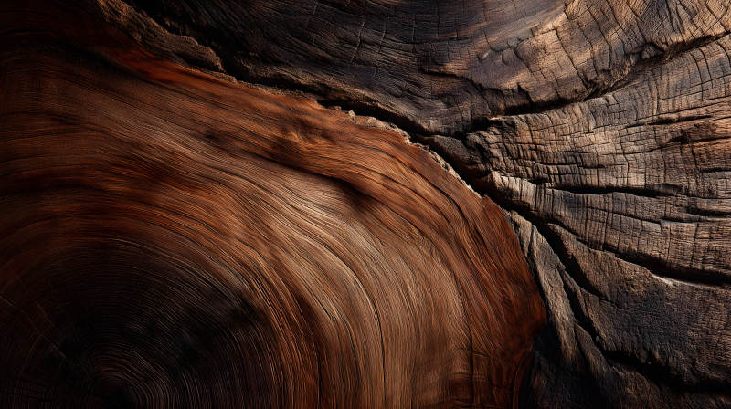 木材紋理的特寫木紋質感豐富-圖片