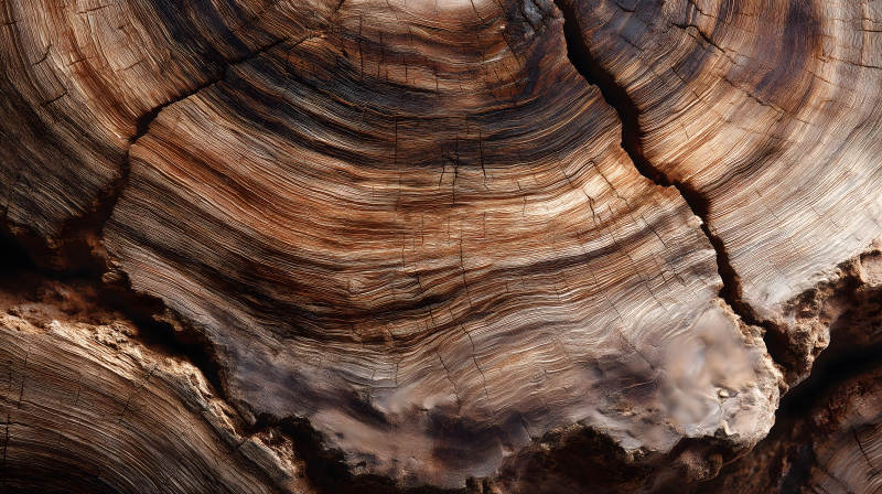 木頭紋理細節特寫歲月痕跡-圖片