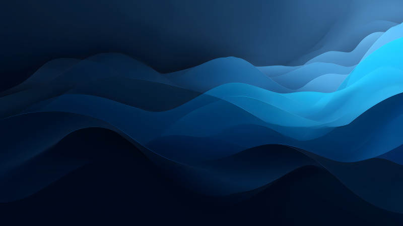 藍(lán)色波浪抽象背景-圖片