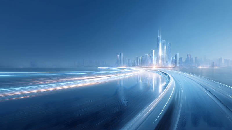 未來城市高速公路-圖片