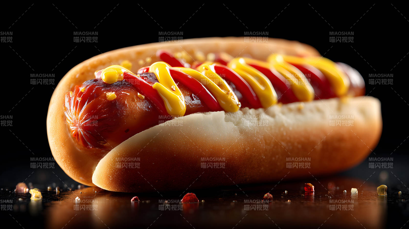 热狗特写美食诱人-图片