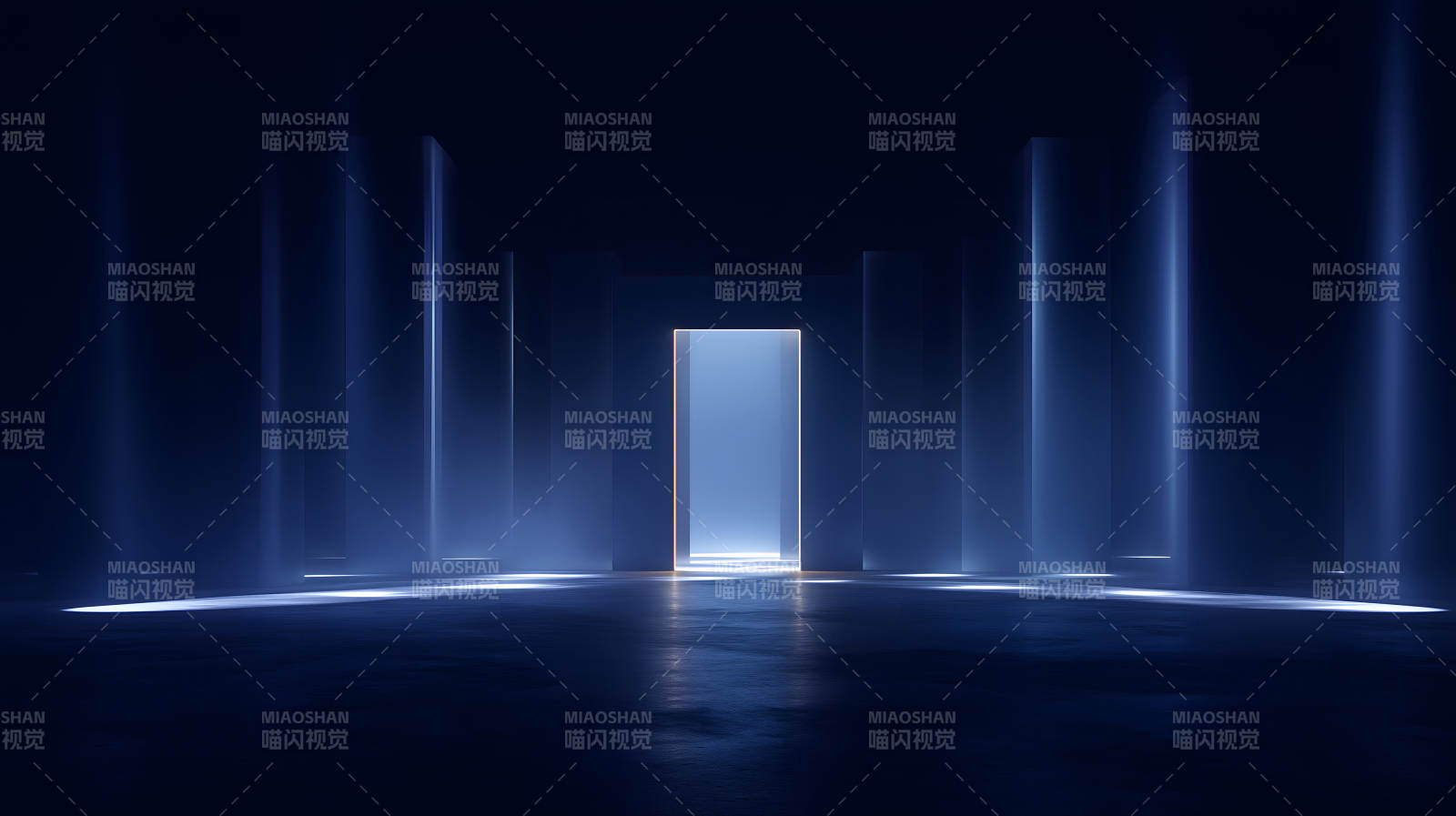 神秘光门与蓝色空间-图片