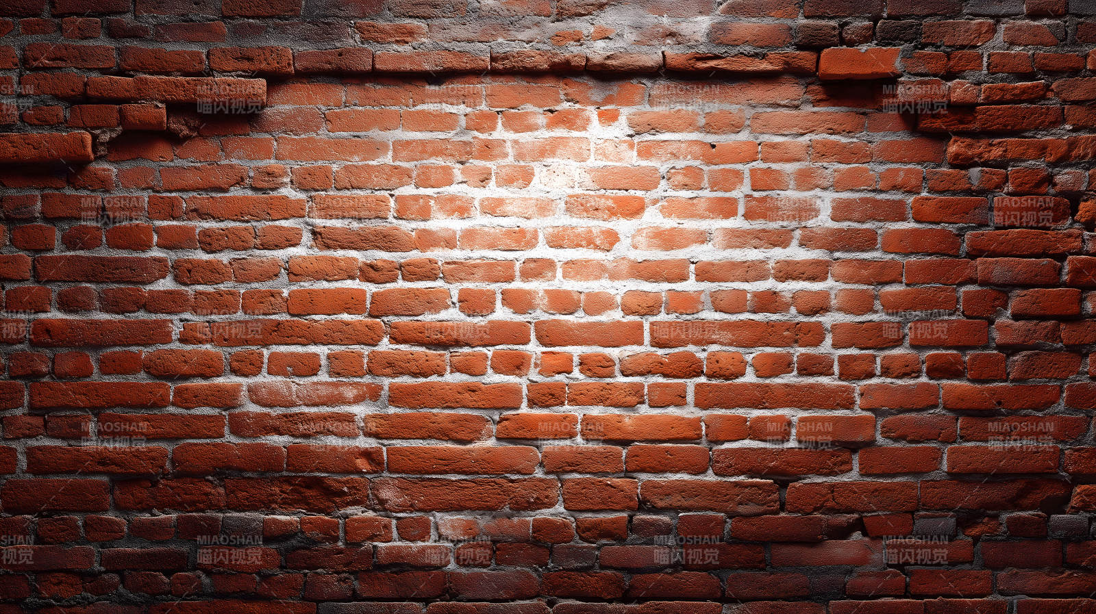 砖墙纹理光影效果逼真-图片