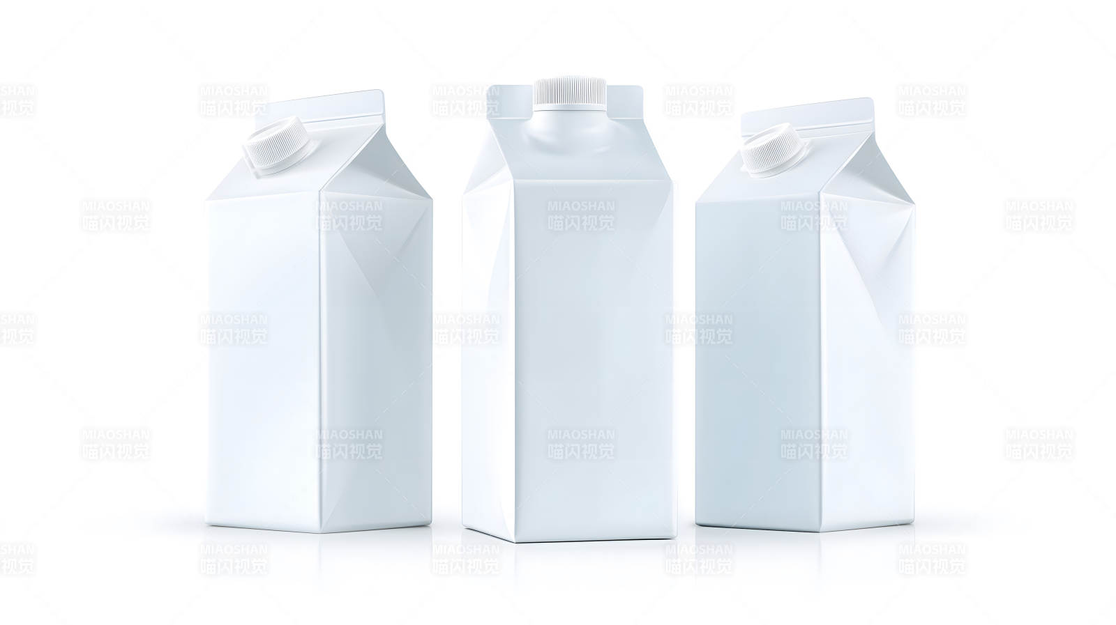 牛奶盒擺拍展示圖片