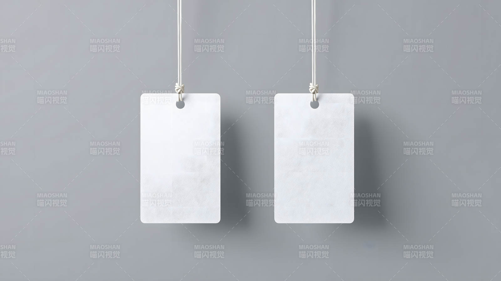 悬挂标签静物呈现极简风格-图片