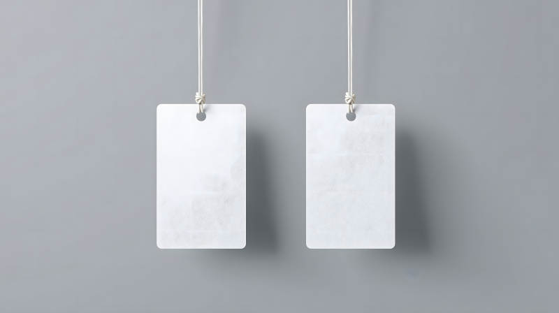 懸掛標(biāo)簽靜物呈現(xiàn)極簡(jiǎn)風(fēng)格-圖片