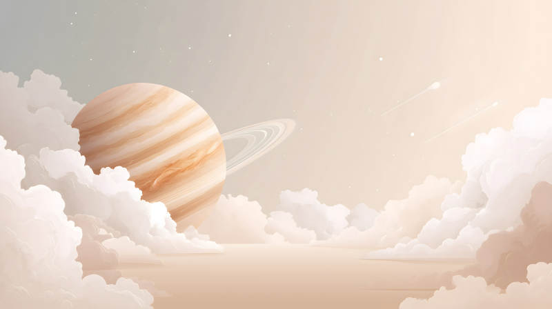 夢幻星球云彩畫面-圖片