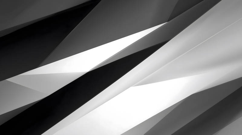 抽象幾何黑白構(gòu)成-圖片