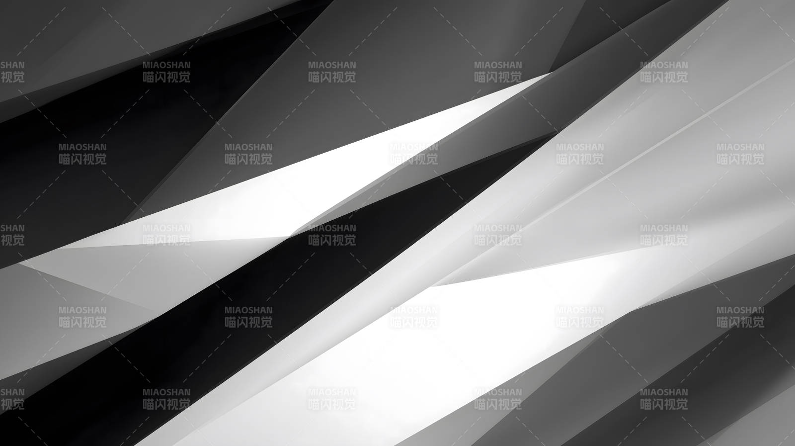 抽象幾何黑白構成-圖片