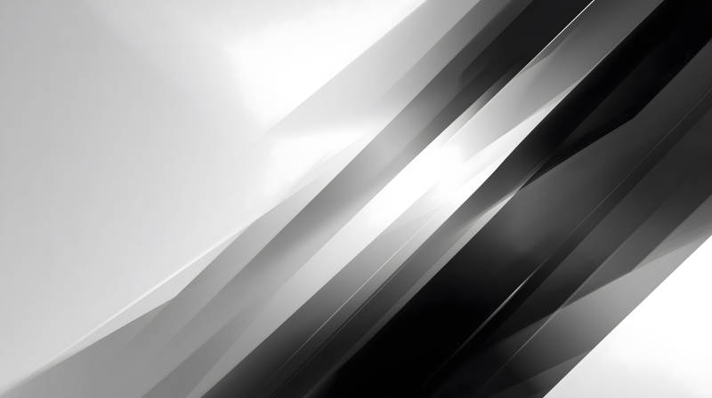 抽象黑白幾何線條構(gòu)圖-圖片