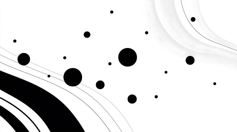 黑白幾何抽象構(gòu)圖-圖片