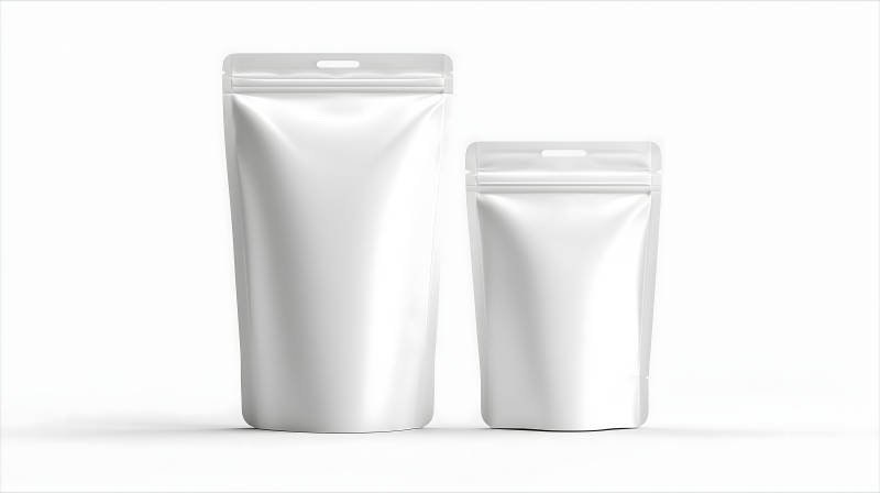 白色包裝袋展示-圖片