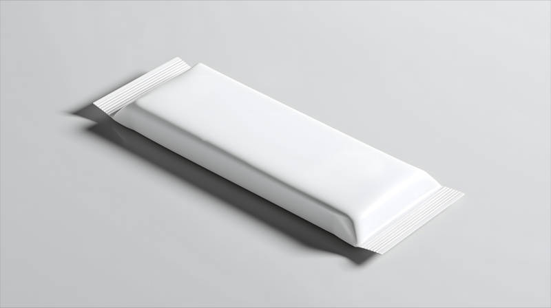 白色包裝食品靜物攝影-圖片