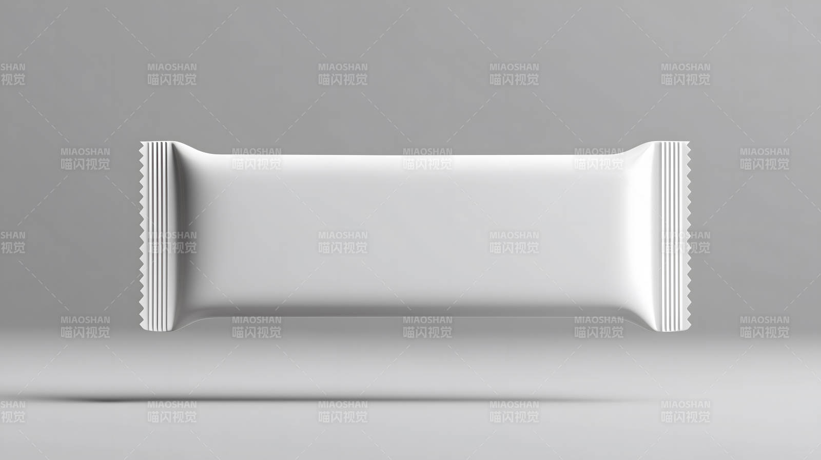 空白零食包裝袋純色背景展示-圖片