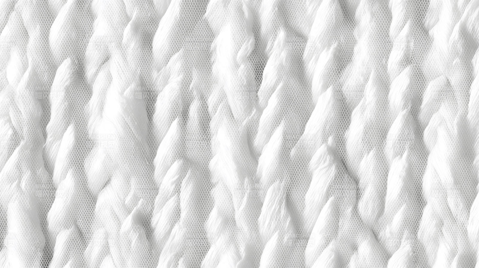 白色紋理與網(wǎng)格疊加構(gòu)成抽象藝術(shù)-圖片