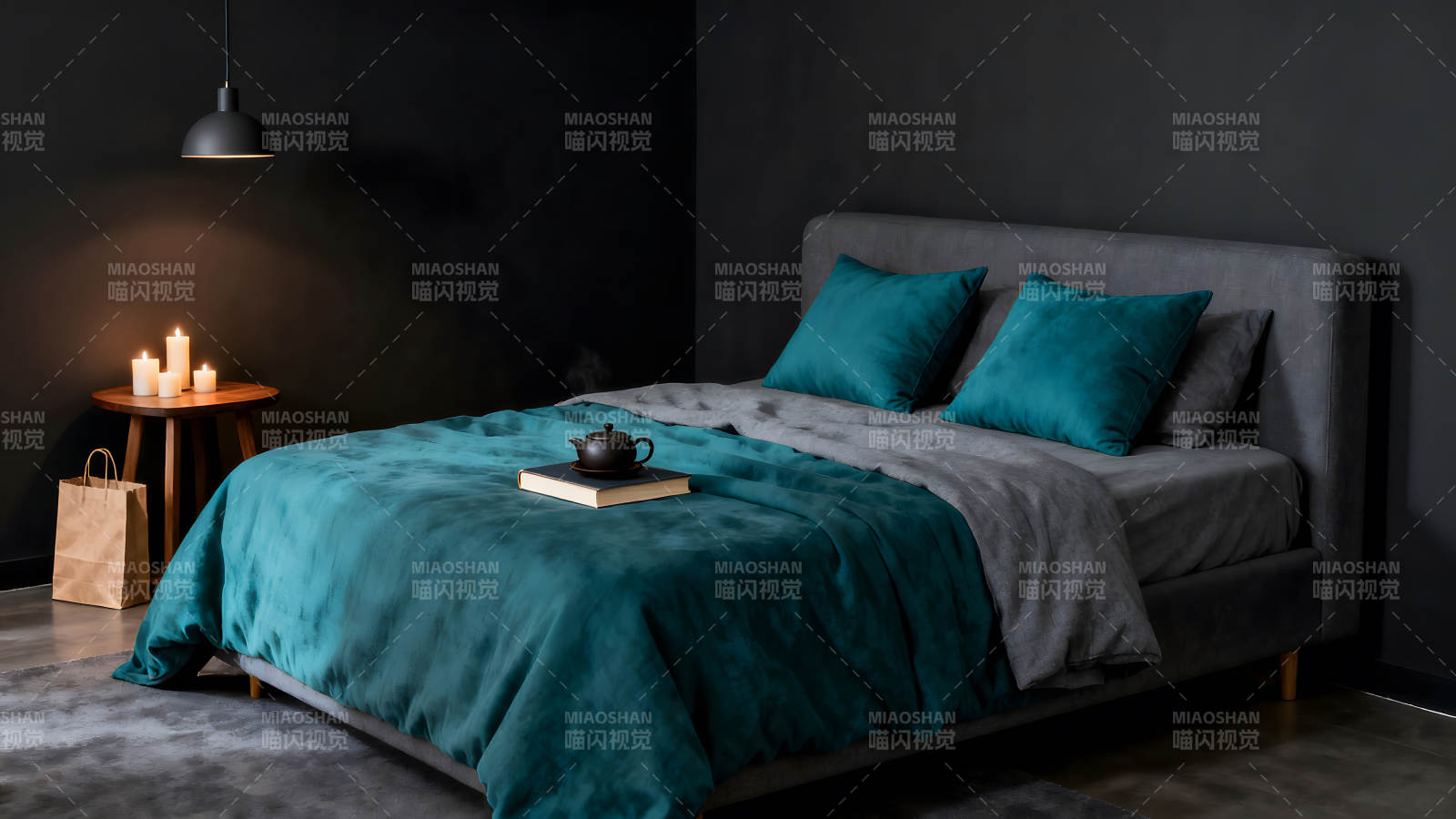 卧室舒适摆设宁静氛围-图片