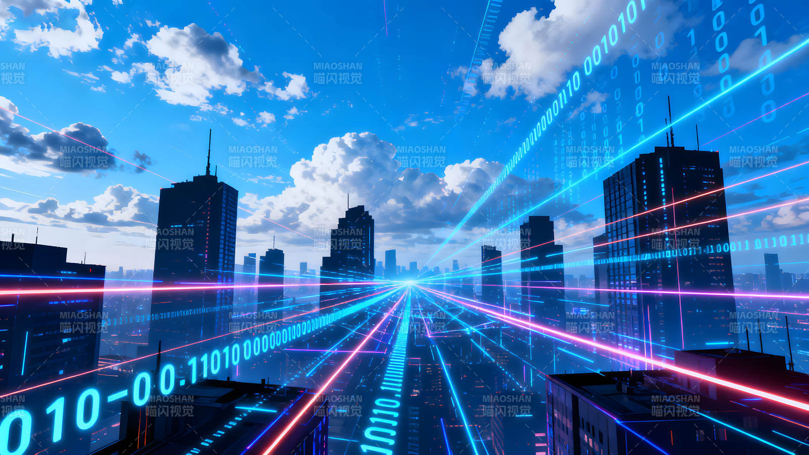 數字城市未來科技感-圖片