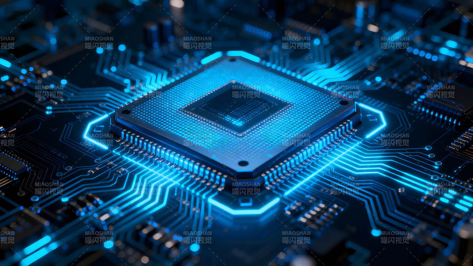 发光的芯片和电路板-图片