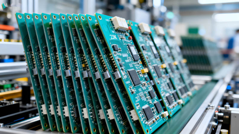 電路板生產流水線-圖片