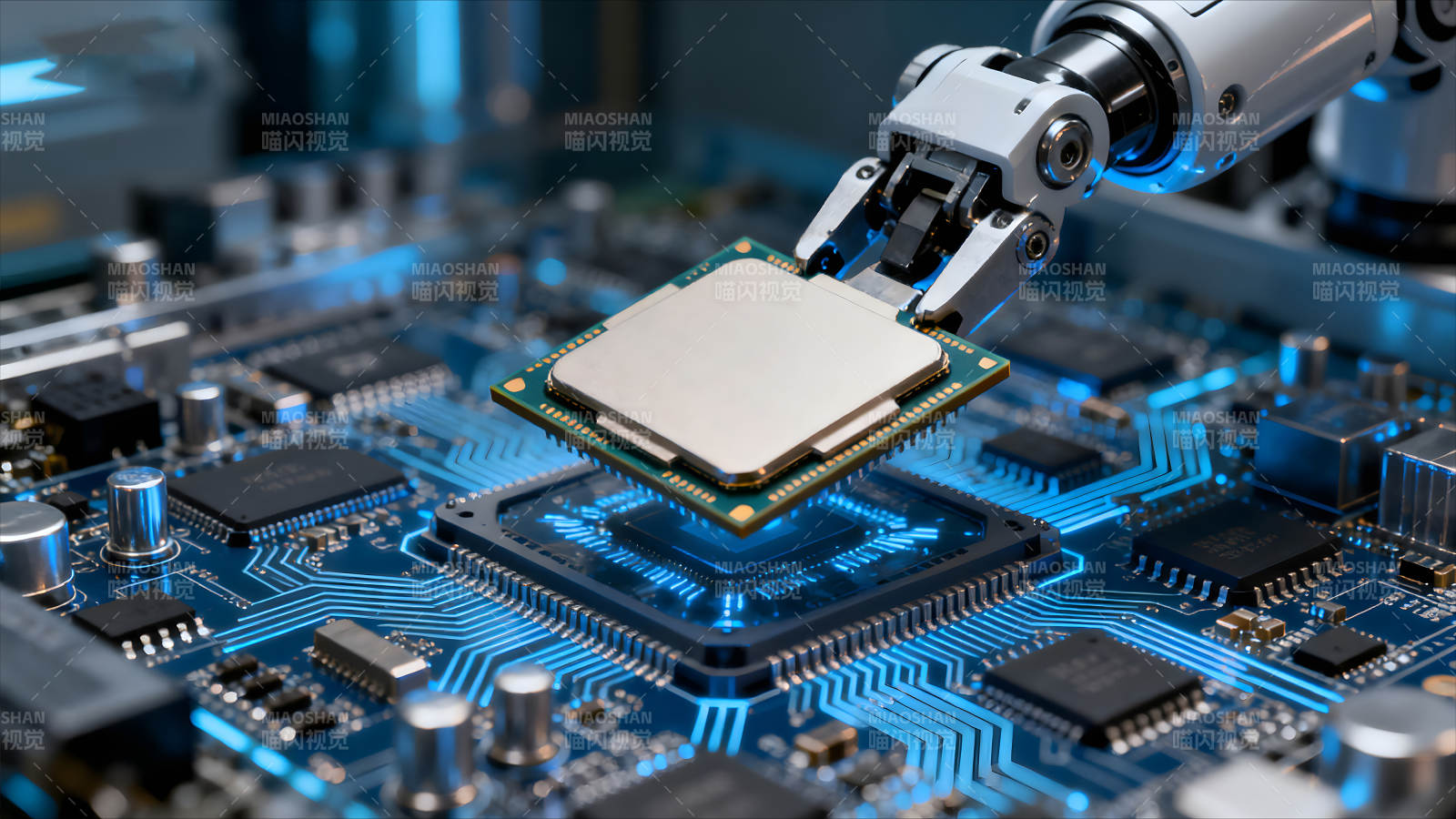 机器人组装CPU科技与未来-图片