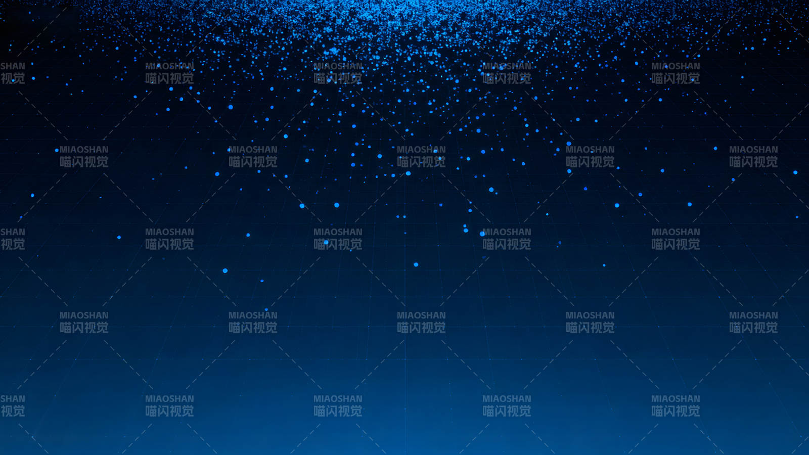 藍(lán)色的粒子和網(wǎng)格背景圖片