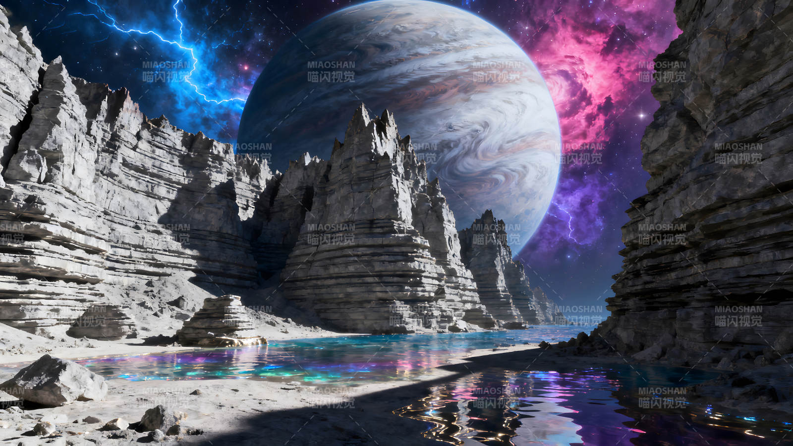 異星球景觀壯麗奇幻-圖片