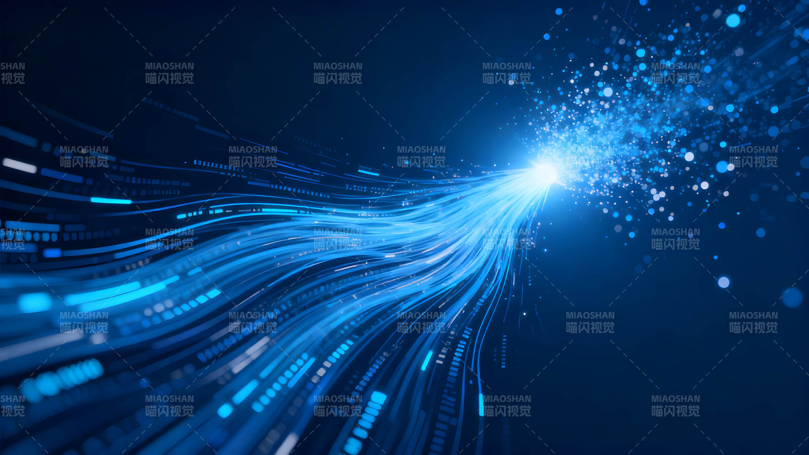 藍光爆發科技感圖片