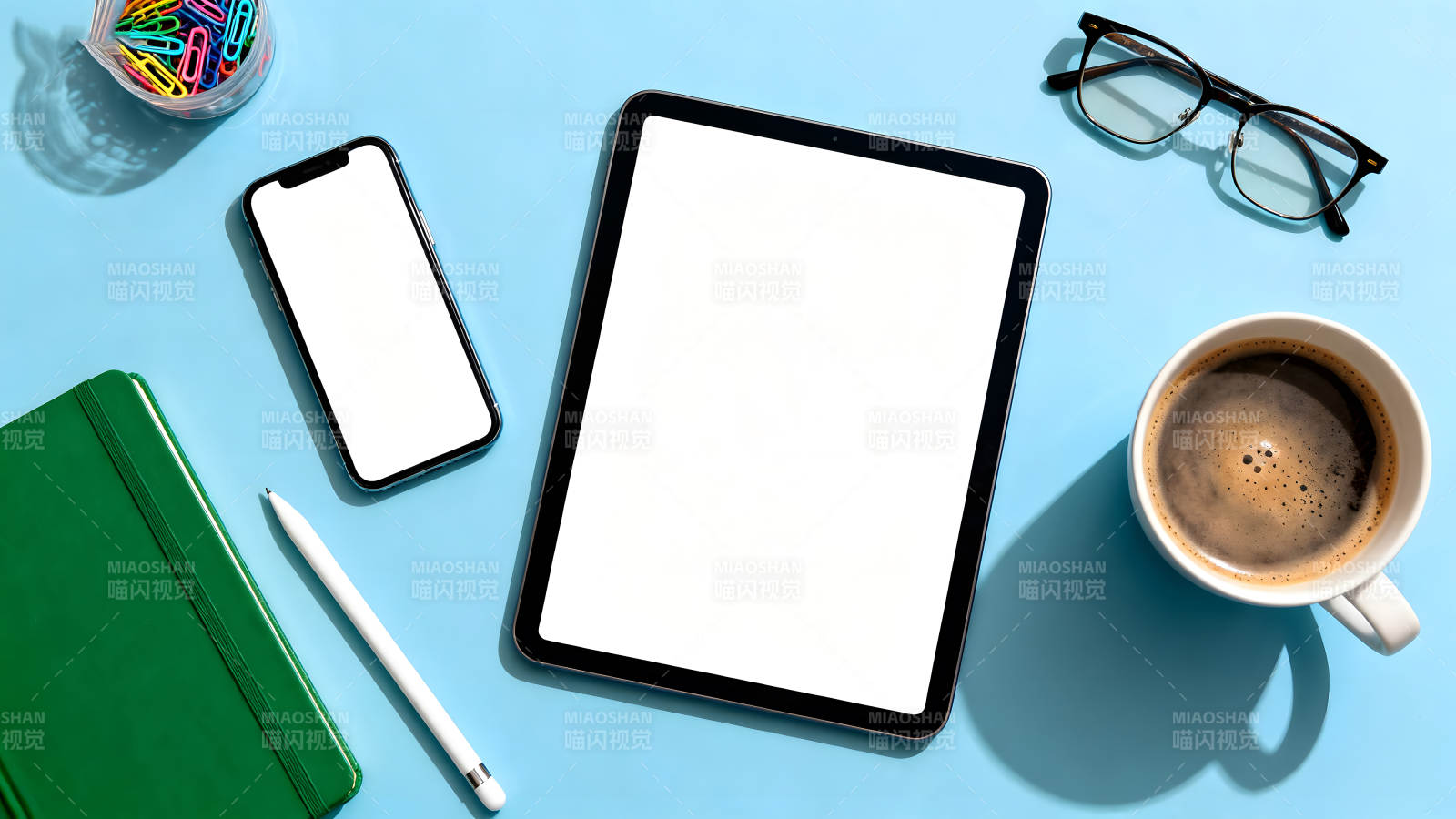 办公桌面物品一览-图片