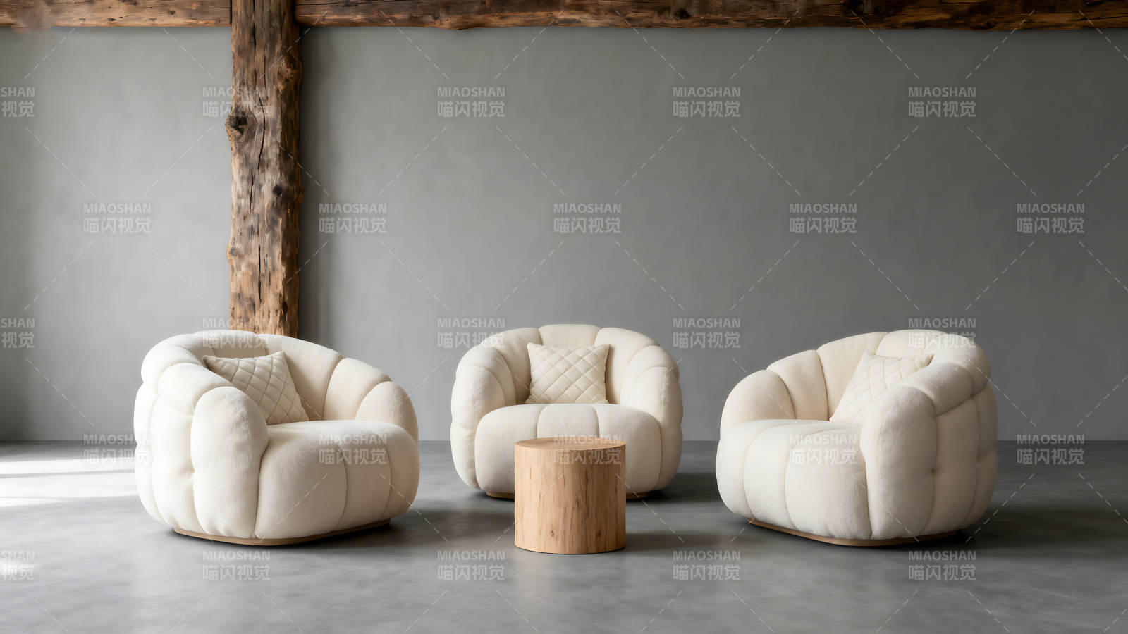 温馨舒适的现代简约风格室内-图片