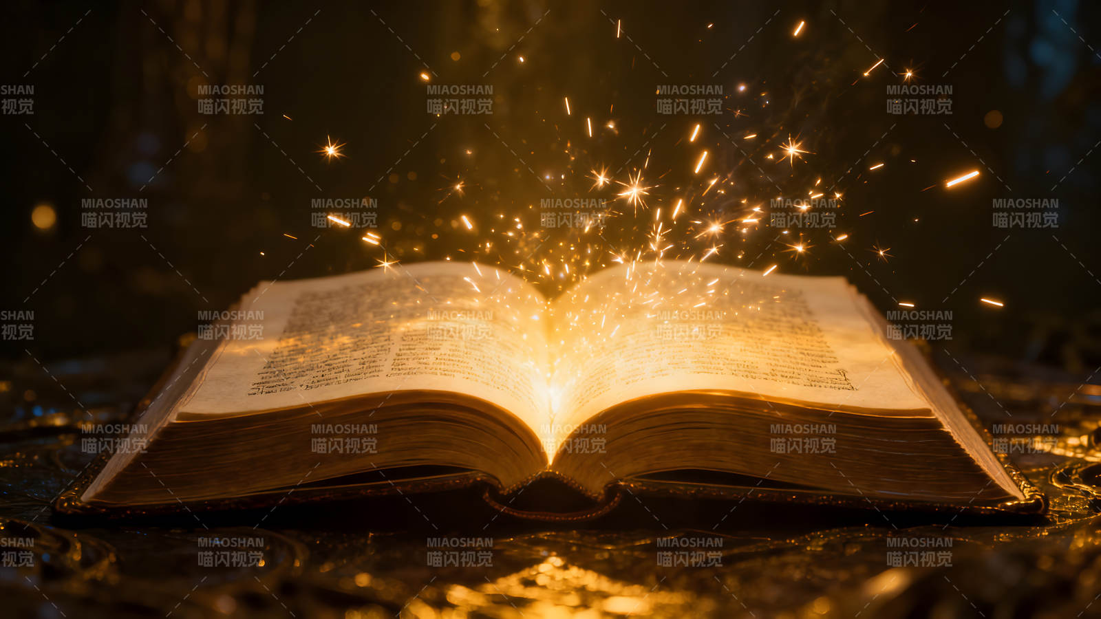 魔法书释放光芒-图片