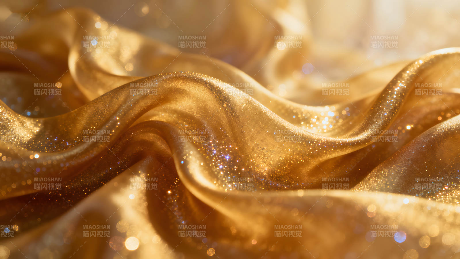 金色絲綢閃耀著光芒-圖片