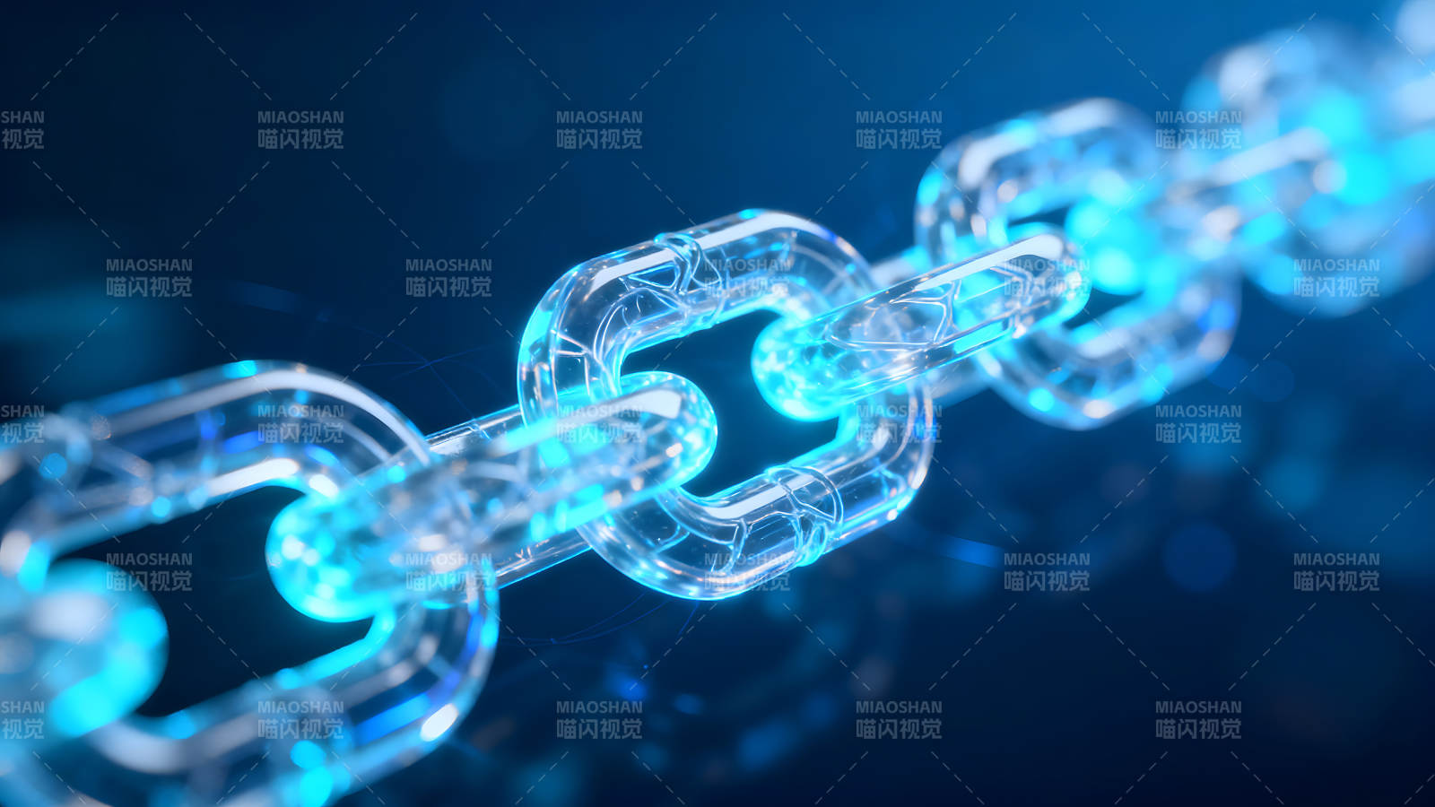 數字鏈條連接概念圖-圖片