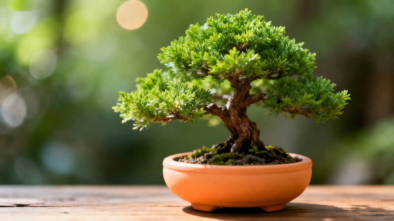 盆景微观世界岁月静好-图片