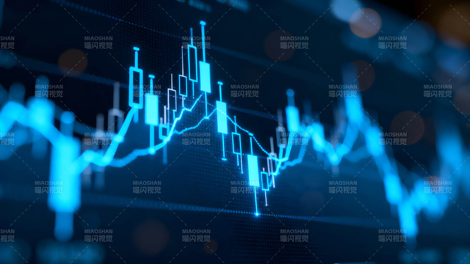 蓝光波动图分析金融数据变化-图片