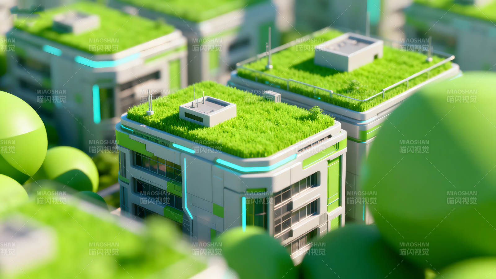 未來(lái)城市綠化建筑-圖片