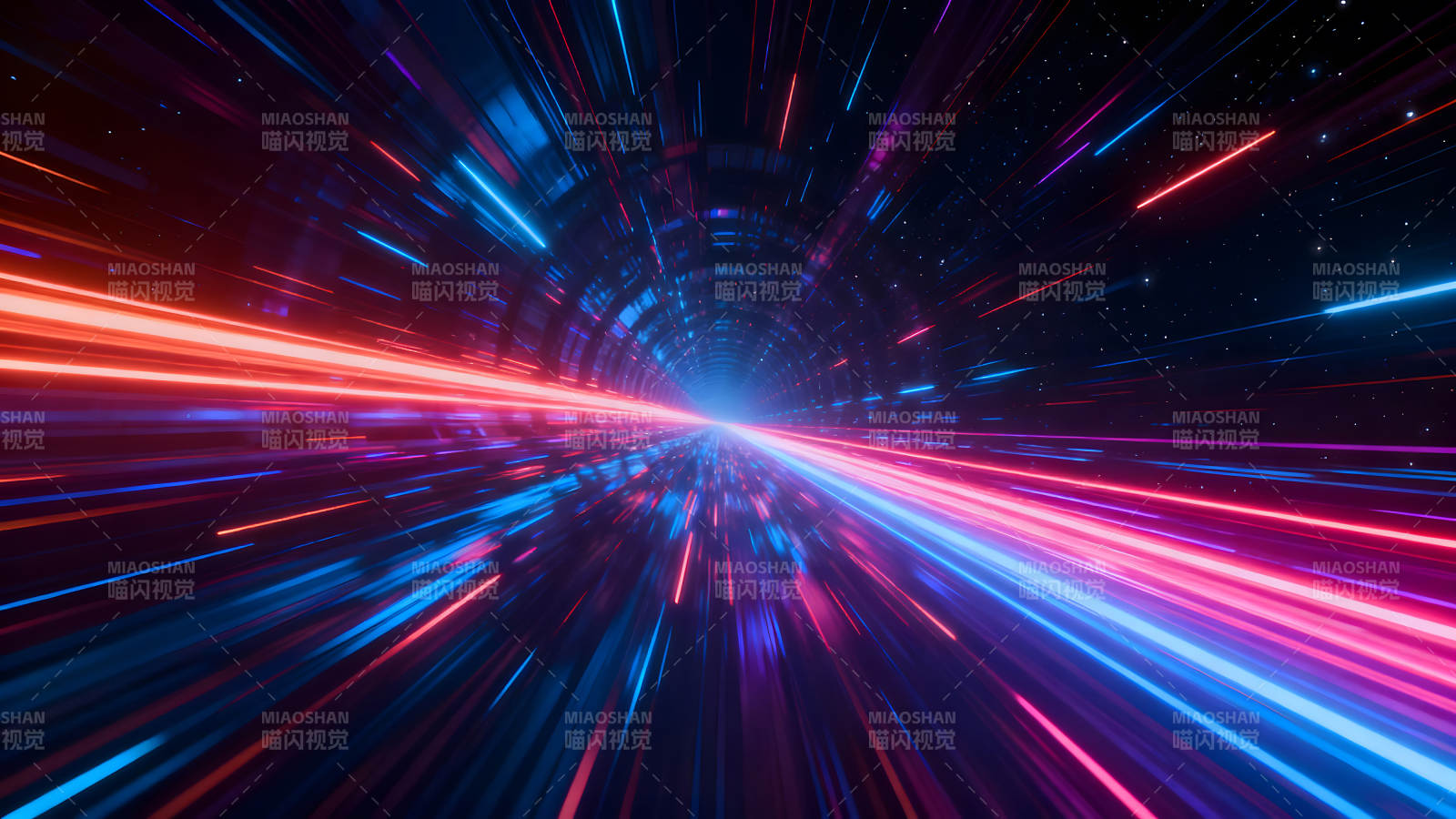 時空隧道光速旅行視覺效果-圖片