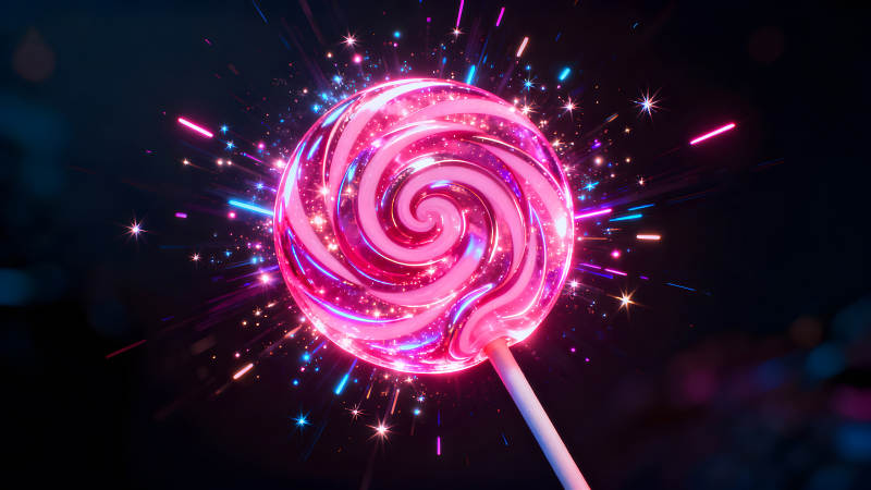 發光棒棒糖閃耀星光-圖片