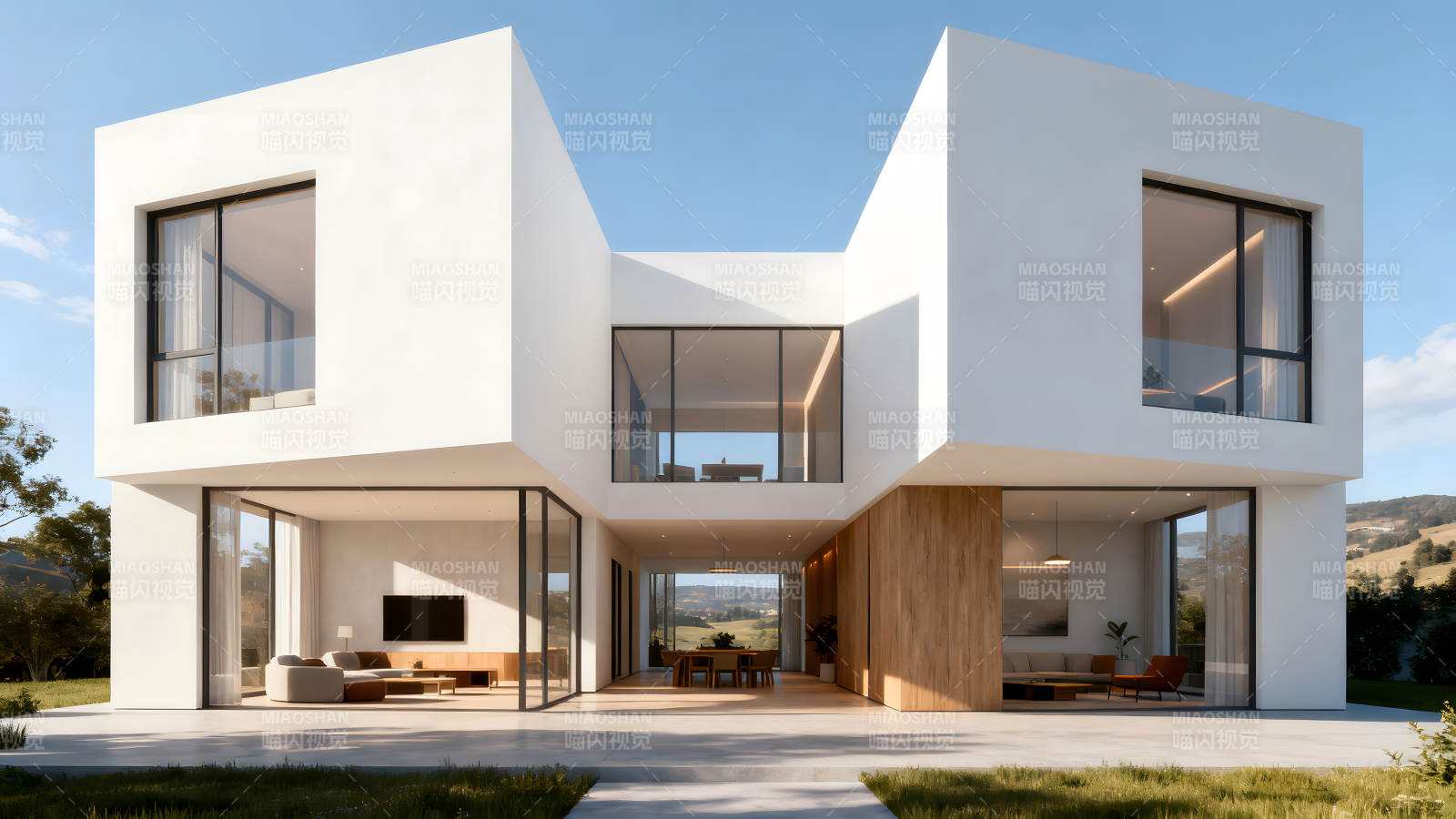 现代简约风格住宅设计外观-图片