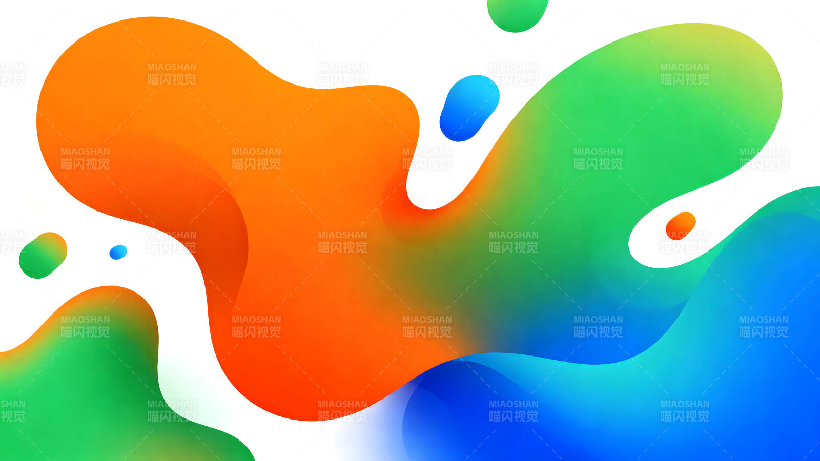 抽象水滴彩色背景-圖片