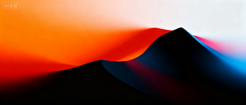 山影橙藍(lán)-圖片