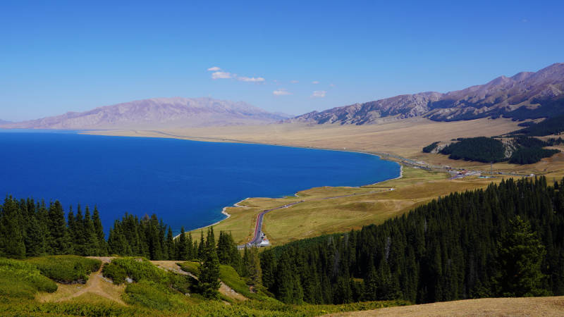 湖光山色美如畫-攝影圖