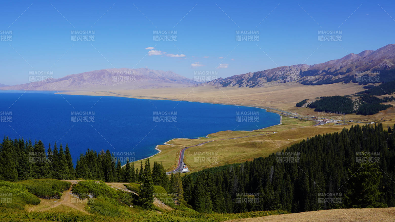 湖光山色美如画图片